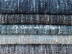 Tissu Dominique Kieffer - Tweed Couleurs - Coloris: 06 - 07 - 08 - 09 - 10