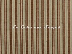 Tissu Le Crin - Christiane 100 - rf: C0100.088 Brique/Beige