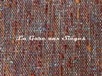 Tissu Dominique Kieffer - Tweed Couleurs - rf: 17224.14 Fiordo cuivre