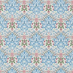 Tissu William Morris - Artichoke Embroidery - rf: 234545 Peacock/Cream