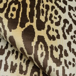 Tissu Nobilis - Velours Lopard - rf: 10497.02 Crme