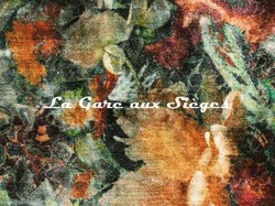 Tissu GP&J.Baker - Royal Garden Velvet - rf: BP10642.4 Amber/Jade ( dtail )