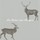 Papier peint Sanderson - Evesham Deer - rf: 216619 Silver Grey
