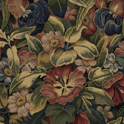 Tissu Braqueni - Verdure flamande - rf: B6042.001 Rouge/Vert