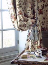 Tissu Braqueni - Scnes de Campagne - rf: B7692.001 Original