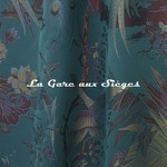 Tissu Lelivre - La Parade des Oiseaux - rf: 4253.01 Paon