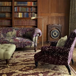 Tissu William Morris - Acanthus Tapestry - rf: 230271 Grape/Heather
