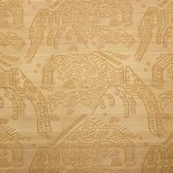 Tissu Dedar - Tiger Silk - rf: T18026.001 Dark Gold