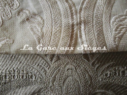 Tissu Lelivre - Gallira - Coloris: 01 Ivoire & 02 Perle