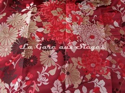 Tissu Jean Paul Gaultier - Kyoto - rf: 3466.02 Grenat