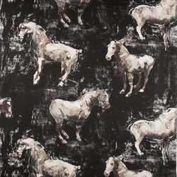 Tissu Donghia - Horses - rf: 10357.009 Black