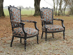 Paire de fauteuils Cabriolet Louis XVI (vendus)