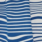 Tissu Jean Paul Gaultier - Illusion - rf: 3434.05 Marin
