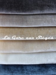 Tissu Antoine d'Albiousse - Velours de Fiacre - Coloris: 63 - 65 - 66 - 07 - 71 - 60