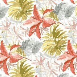 Tissu Camengo - Palma - rf: 4071.0237 Corail