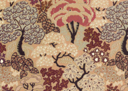 Tissu Leli�vre - La Canop�e - r�f: 5076.02 Camel ( d�tail )