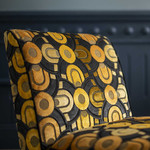 Tissu Casal - Mistinguette nuit - rf: 12743.44 Clair de Lune