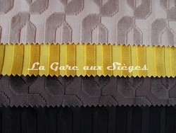 Tissu Lelivre - Typo - Coloris: 14 Platine - 15 Pollen - 17 Cendre - 10 Smocking