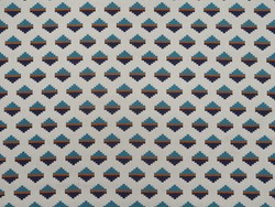 Tissu Jim Thompson - Mazan - rf: J2445.003 Blue & Orange