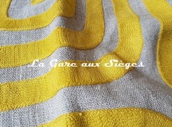 Tissu Pierre Frey - Alexander - rf: F3511.002 Jaune ( dtail )