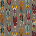 Tissu Pierre Frey - Marabout - rf: F2978.001 Multicolore