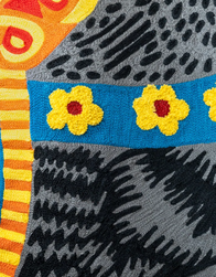 Tissu Pierre Frey - L'Autruche du Carrousel - rf: F4070.001 ( dtail )