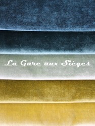 Tissu Antoine d'Albiousse - Velours de Fiacre - Coloris: 61 - 62 - 69 - 70 - 59