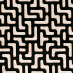 Tissu Casamance - Bryce - rf: 4397.0376 Noir