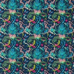Tissu Clarke & Clarke - Bosque Dreams Velvet - rf: F1749/04 Navy