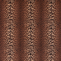 Tissu Boussac - Velours Panthre - rf: O5989.011 Brun