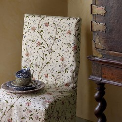 Tissu Braqueni - Madame de Polignac - rf: B7652.001 Bois de Rose