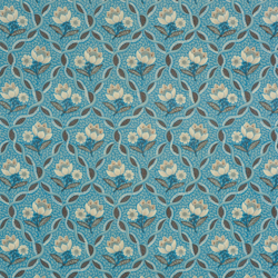 Tissu Le Manach - Balmoral - rf: L2290.004 Bleu