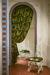 Tissu Fadini Borghi - Napoli - r�f: I6665.001 Verde Antico