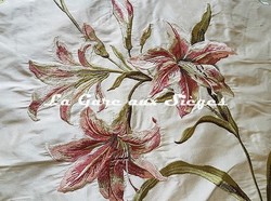 Tissu Colefax & Fowler - Madeleine Silk - rf: F3813.01 Cream ( dtail )