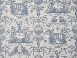 Tissu Braqueni - Mariage de Figaro - rf: B7688.002 Encre