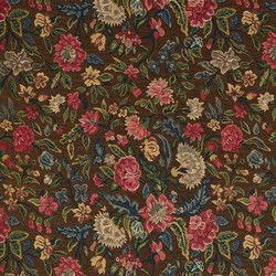 Tissu Zoffany - Blostma Tapestry - rf: 333537 Tabac