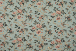 Tissu Quenin - Coquette - r�f: 4287.03 Azur