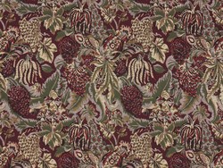 Tissu Braqueni - Lisieux - rf: B7648.003 Carmin