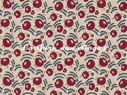Tissu William Morris - Wightwick Embroidery - rf: 234551 Ecru/Indigo
