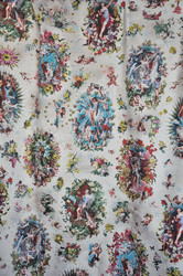 Tissu Jean Paul Gaultier - Angelots - rf: 3445.01 Ecarlate