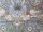 Tissu William Morris - Strawberry Thief - rf: 220314 Slate/Vellum ( dtail )