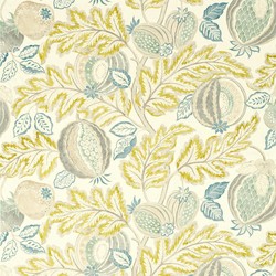 Tissu Sanderson - Cantaloupe - rf: 226637 Sumac/Sage