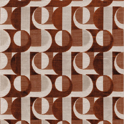 Tissu Casamance - Alliance - rf: 4521.0519 Acajou