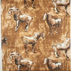 Tissu Donghia - Horses - rf: 10357.008 Camel