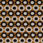Tissu Camengo - Exentricit - rf: 4194.0373 Cognac