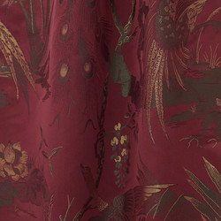 Tissu Quenin - La Parade des Oiseaux - rf: 4253.03 Laque