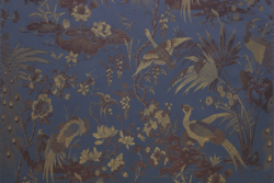Tissu Quenin - La Parade des Oiseaux - rf: 4253.02 Orage