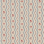 Tissu Le Manach - Greuze - rf: L4216.003 Bleu/Rouge
