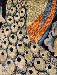 Tissu William Morris - Forest velvet - rf: 222535 Charcoal ( dtail )