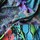 Tissu Casal - Woodstock - rf: 35001.14 Multi bleu ( dtail )